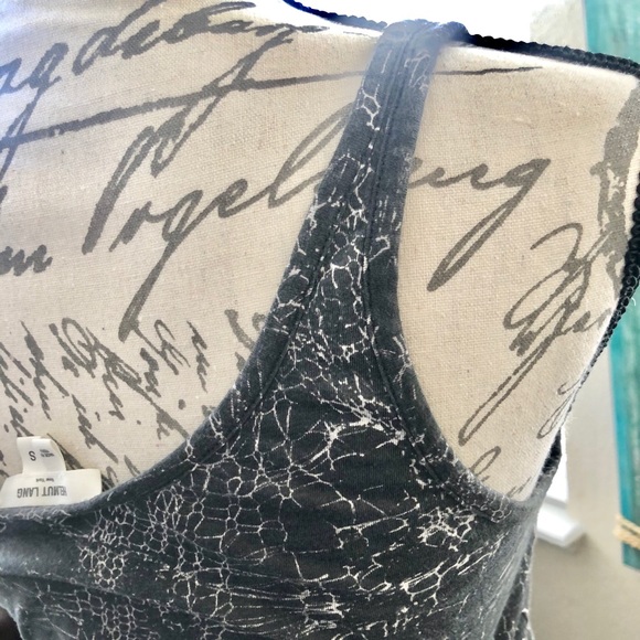 Helmut Lang Grey Crackle Tank! - Picture 5 of 6